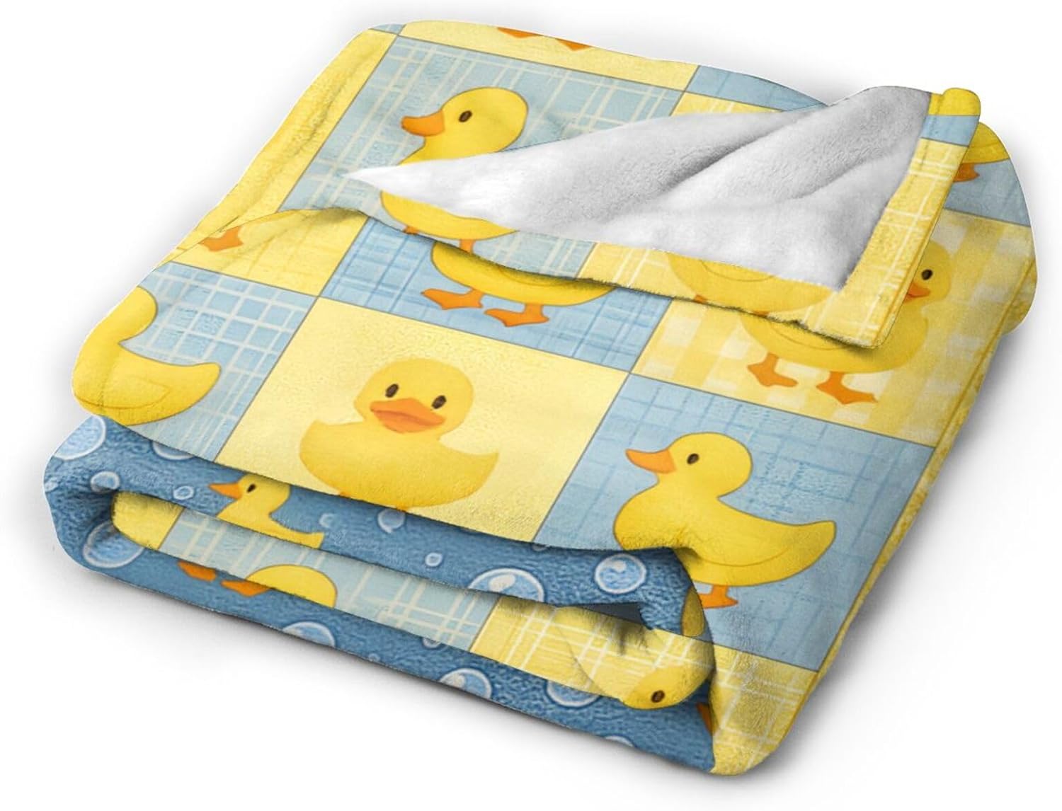 Duck Blanket Gifts for Duck Lover Ducks Throw Blanket Soft Cozy Fleece Fuzzy Plush Flannel Blankets for Women Girls Kids Teens Adults 50"X40" - Image 2
