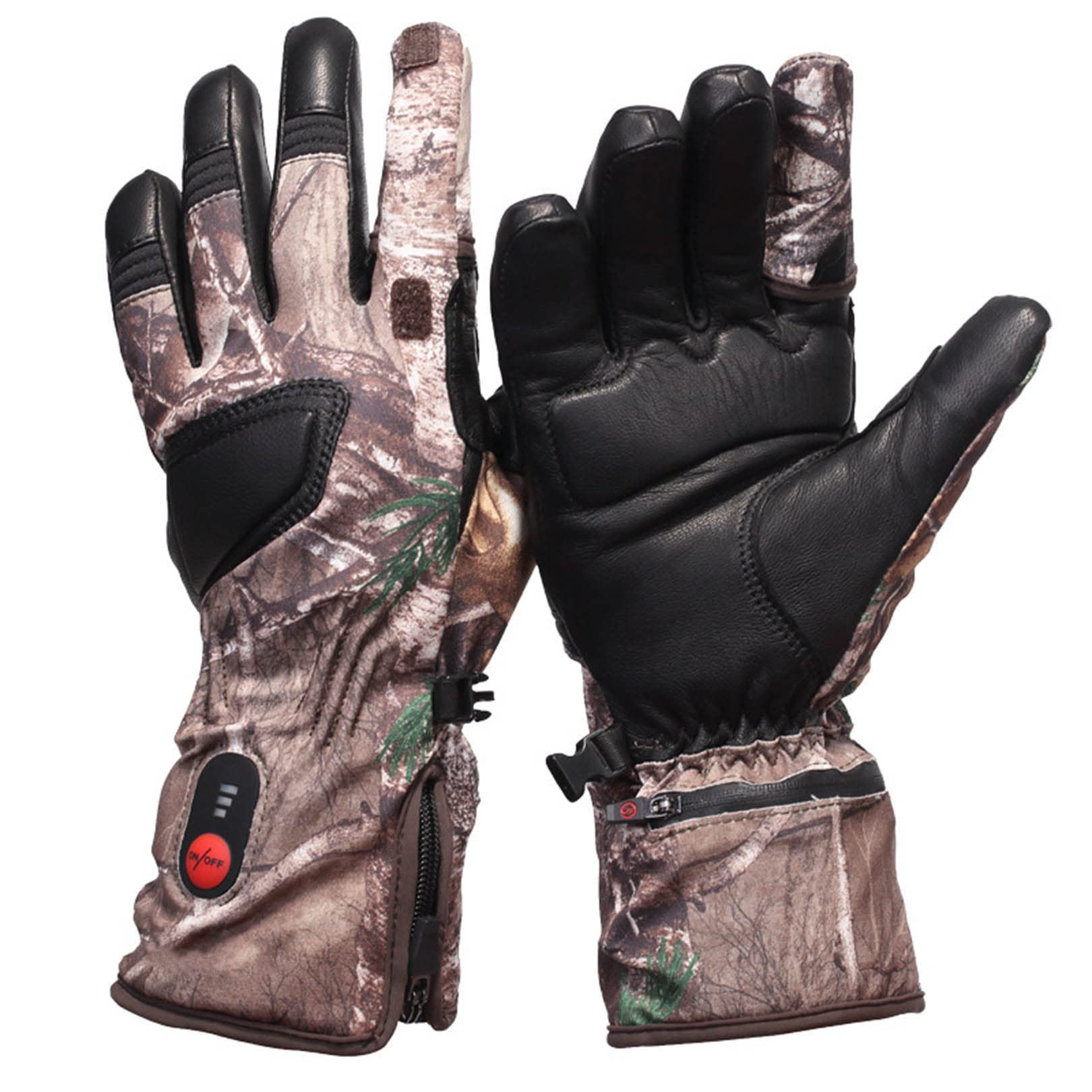 Guantes térmicos para snowboard y pesca con calefacción interna