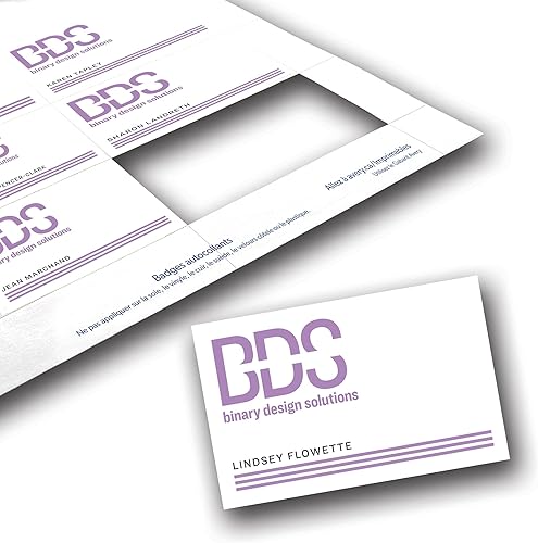 Miniatura 5 de Avery repuestos para etiquetas de nombre, 3 pulgadas x 4 pulgadas, caja de 300 (5392), Blanco Paquete de 10