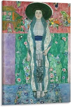 28 Masterpieces by Gustav Klimt Adele Bloch-Bauer II Poster Decorative Painting Canvas Wall Art Living Room Posters Bedroom Painting 12x18inch30x45cm