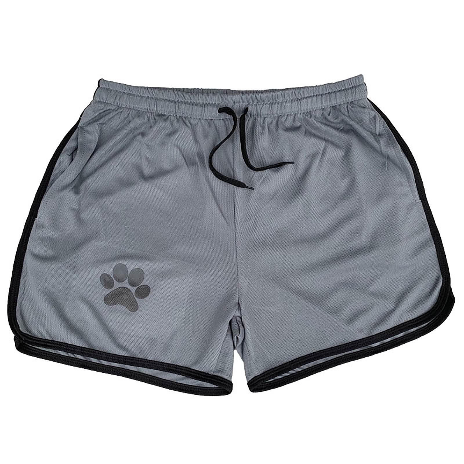 Mens Gym Shorts Quick Dry Lightweight Elastic Waist Workout Athletic Boxer Breathable Moisture Wicking Activewear