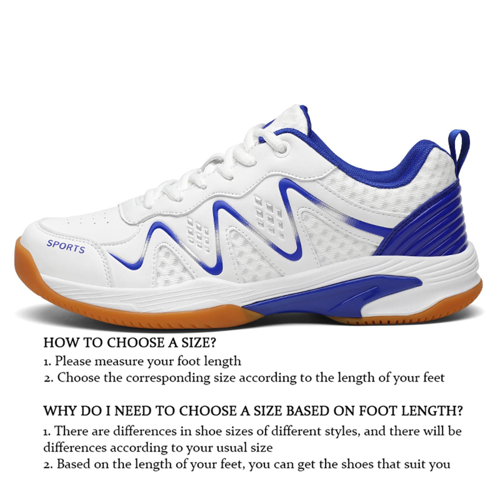 JiuQing Zapatos De Bádminton Hombre Mujer Zapatillas De Tenis Pickleball Zapatos De Entrenamiento Ligeros para Cancha Interior