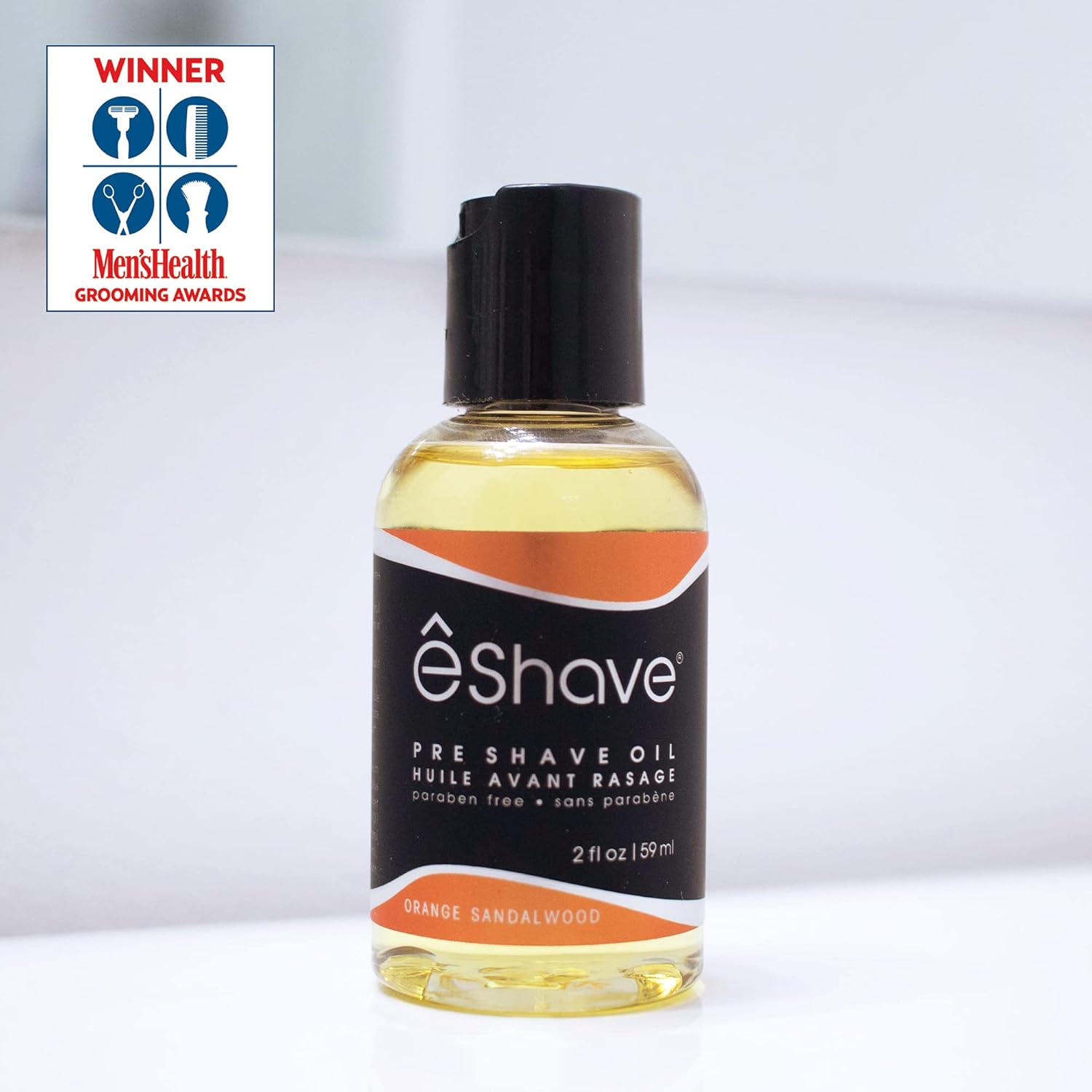 eShave Pre Shave oil for men- protects from shaving irritation and razor burn- for smoothest shave and silky skin- All Natural Shaving oil 2 oz