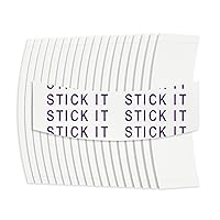 Vista 51 de Sunshine Tape 1522 Tiras de cinta para peluca Fabricadas en Estados Unidos Paquete de 36 Contorno AA Cinta adhesiva transparente de doble