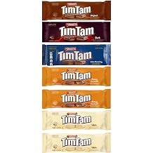 New! Simpler Tim Tam Chocolate Biscuits 7 Packs Assortment 1 Original, 1 Dark, 1 Extra Chocolatey, 2 Chewy Caramel, 2 White - HOLIDAY TREATS - Family Pack