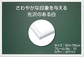 エポック社 【日本製】 アルミ製 パズルフレーム パネルマックスプラス ホワイト (50×75cm) (パネルNo.10) バックボード2枚入り 掛ヒモ セルカバーUVカット仕様 パズル Frame 額縁