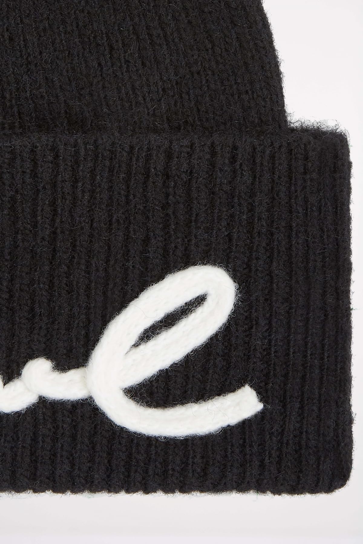 KARL LAGERFELD Gorro Lana con Logo K/Signature Color Negro
