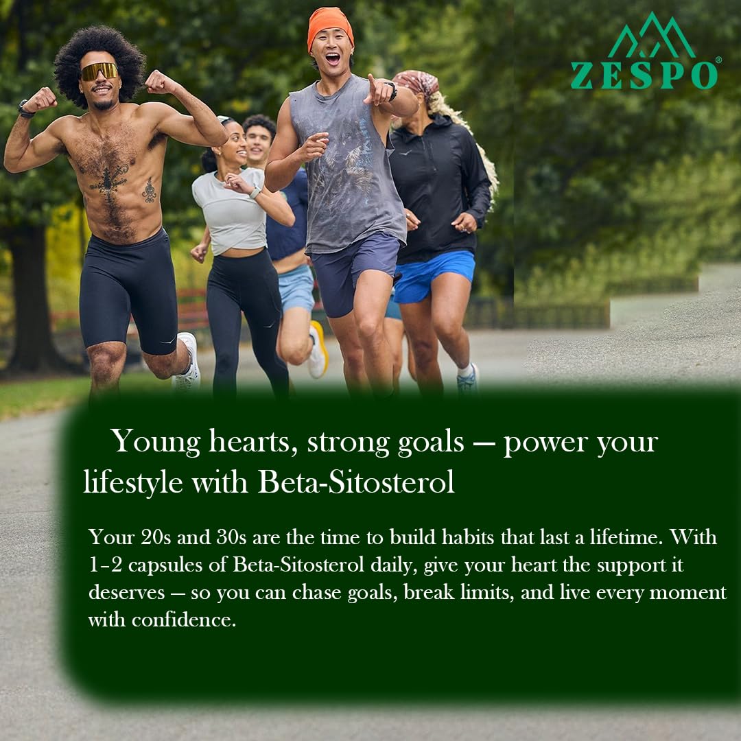 Zespo Beta Sitosterol Complex, Prostate & Cholesterol Support, 60 Caps 4
