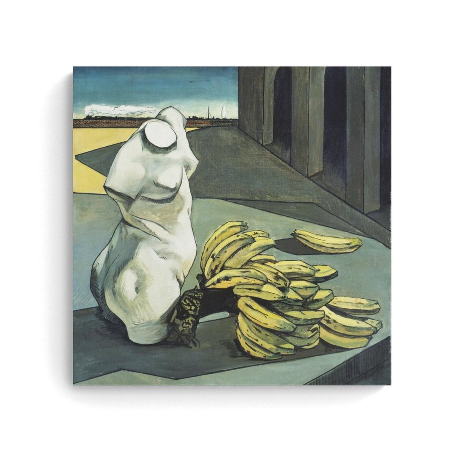 Giorgio De Chirico Surrealism Painter Works《The Uncertainty of The Poet》Printed Posters Gifts Canvas Painting Wall Art Decorative Picture Prints Modern Decor 20x20inch(50x50cm)