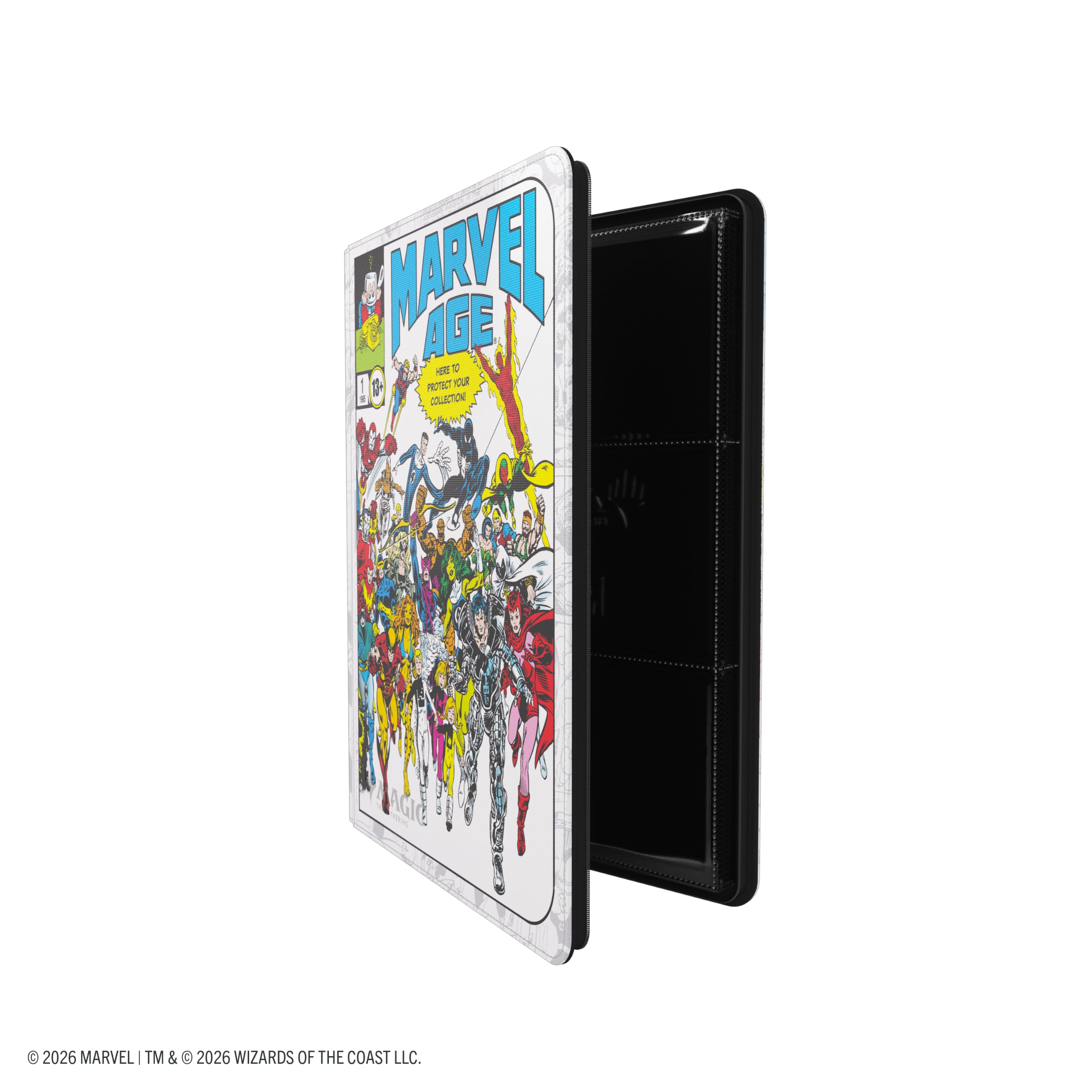 Gamegenic | Magic: The Gathering | Marvel Super Heroes Zip-Up Album 18-Pocket - Marvel Age