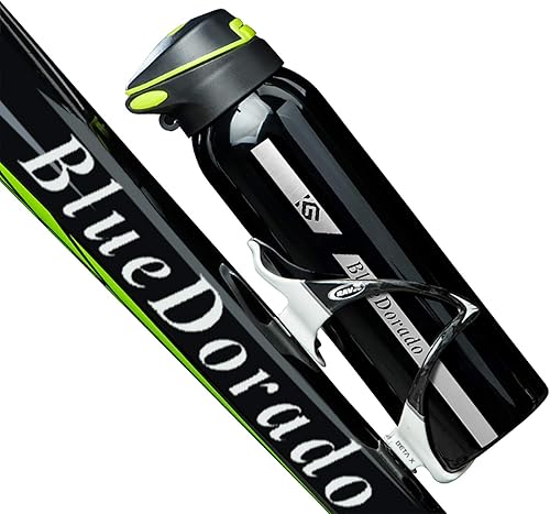 Miniatura 1 de BlueDorado Botella de agua para bicicleta botella de agua de acero inoxidable al vacío moderna taza térmica simple de doble pared botella de agua