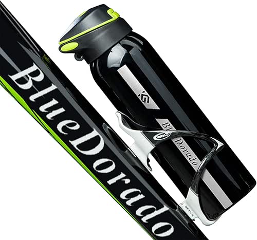 Stainless Steel Cycling Mug, Insulated Bike Water Bottle with Straw