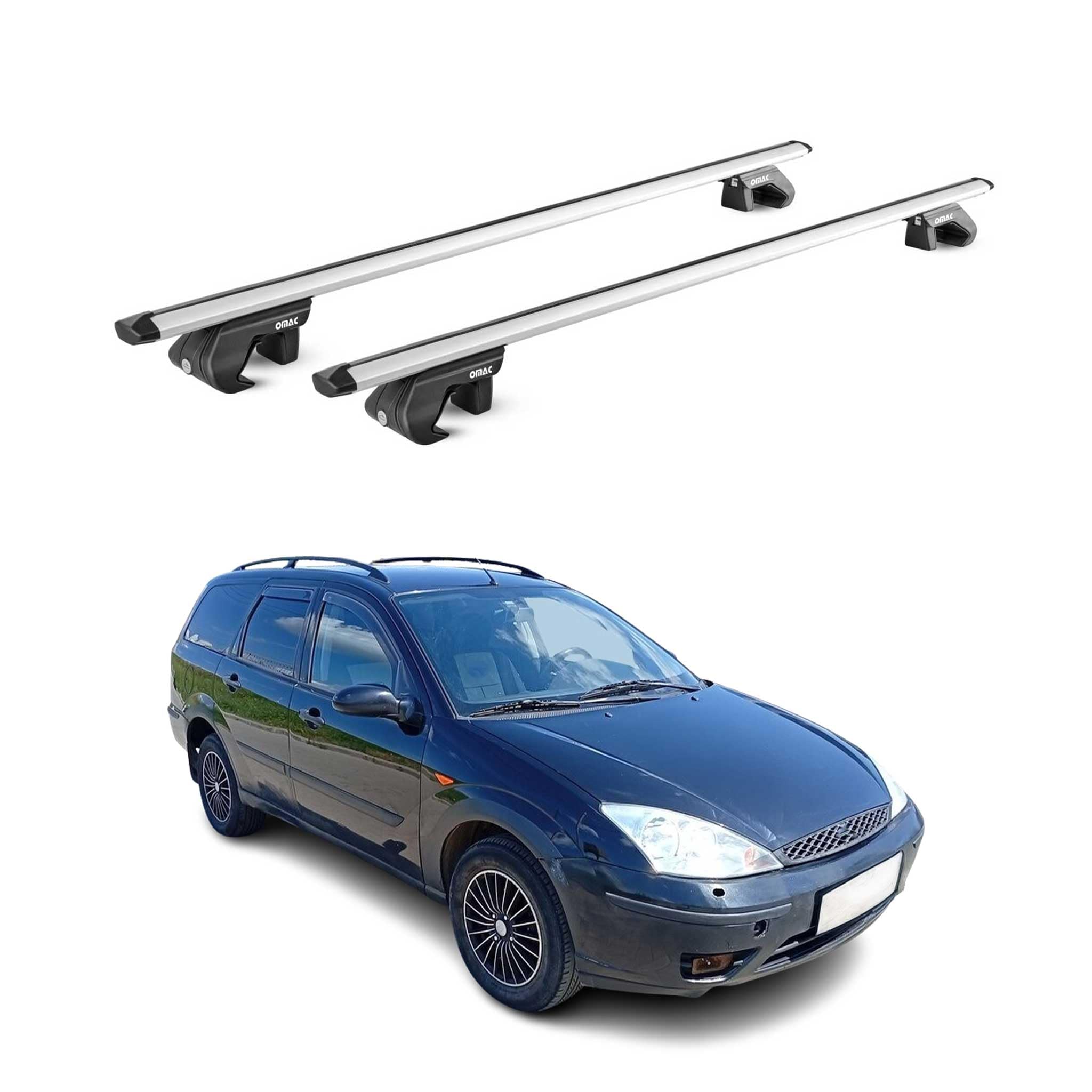 OMAC Dachträger für Dacia Jogger 2022-2026 Silber Aluminium