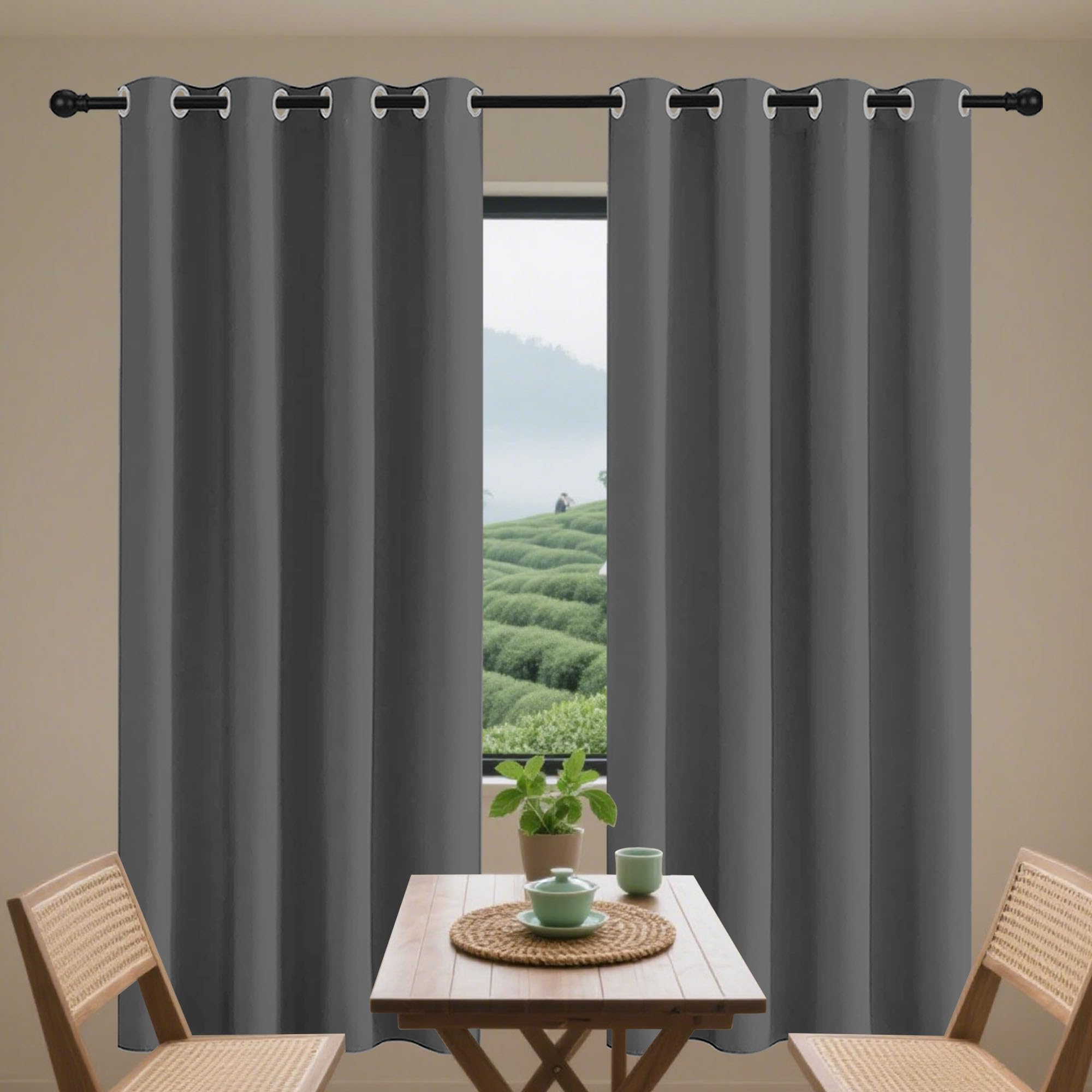 Rideau occultant 175x210 cm isolant thermique anti froid maison chambre