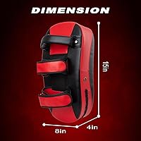 Vista 3 de Generic Almohadilla curvada de Muay Thai Escudo de patada Equipo de entrenamiento Kick Muay Thai Pad Kickboxing Strike Entrenamiento Artes Marciales