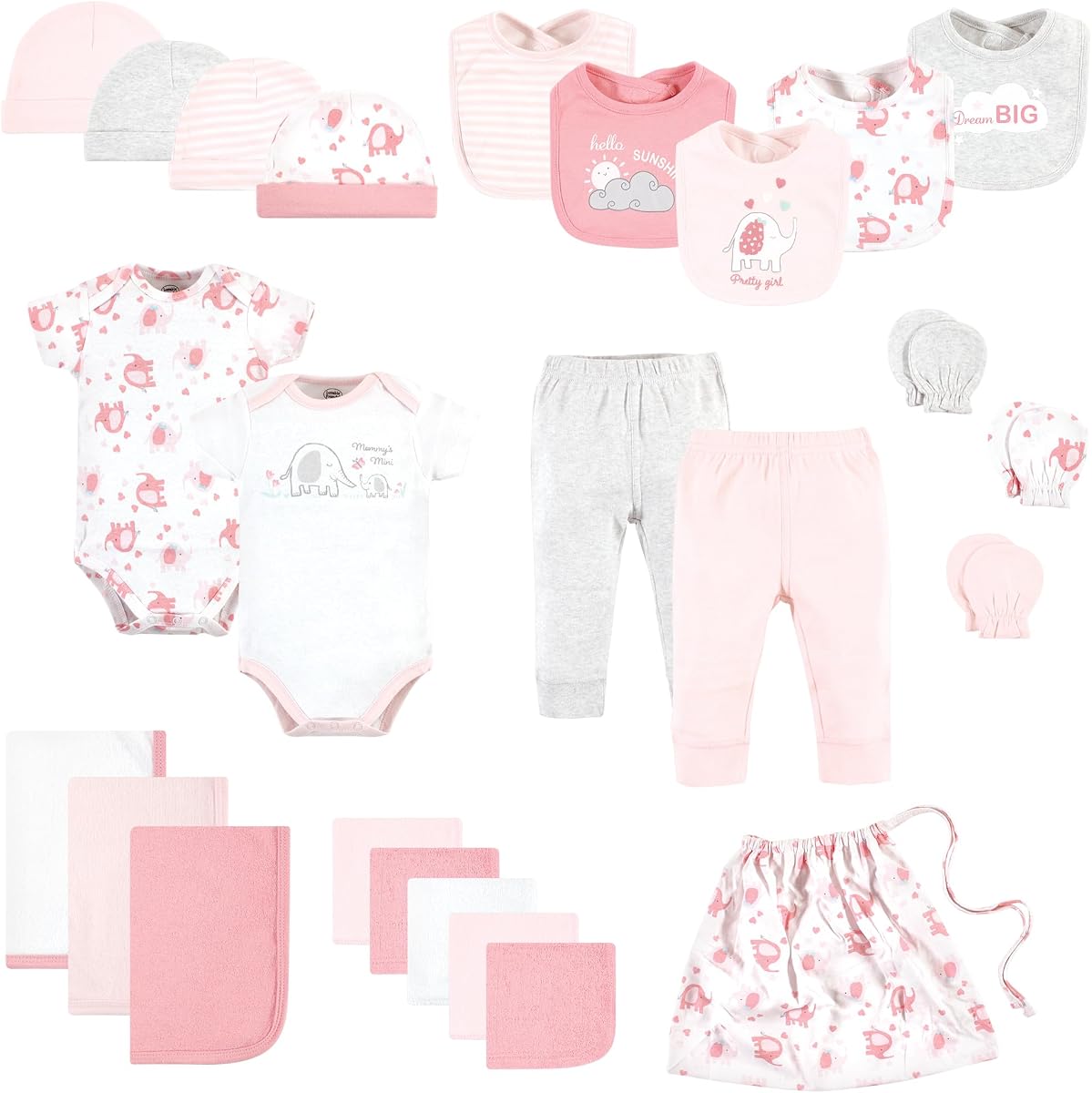 Luvable Friends Unisex Baby Layette Gift Cube