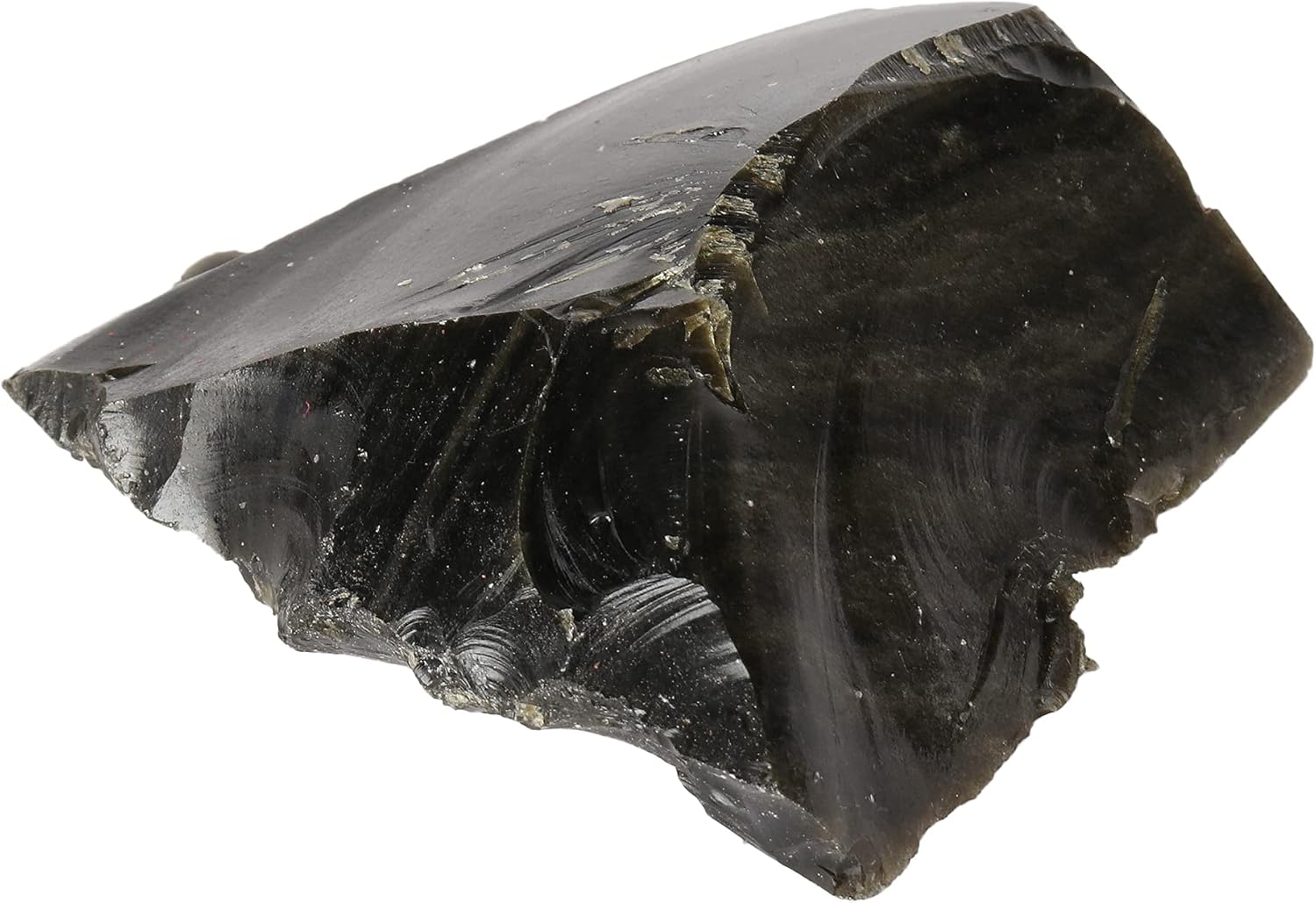 REAL-GEMS Rough Black Obsidian Natural Rock Loose Gemstones 1526 Ct for Jewelry Making and Crafting