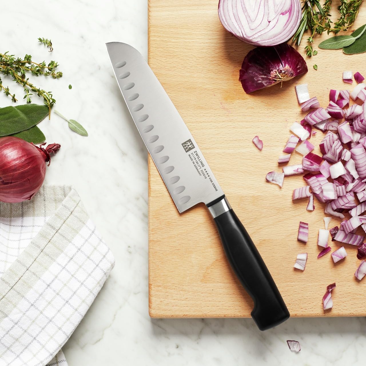 Zwilling Professional S Santoku - Cuchillo (18 cm)