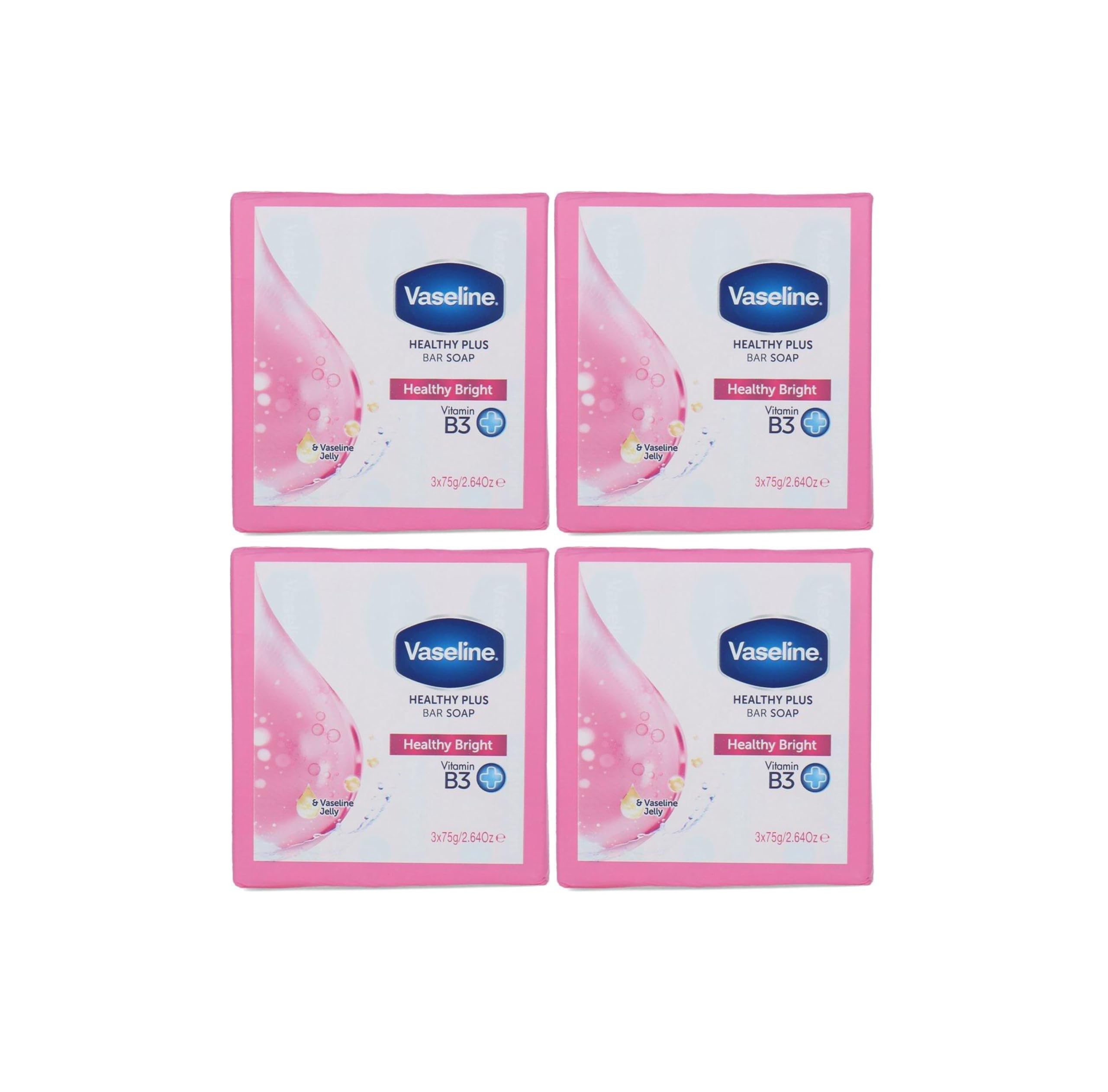 Vaseline Healty Plus Healthy Bright Soap 75g, 900 g (Pack of 1) - Image 3