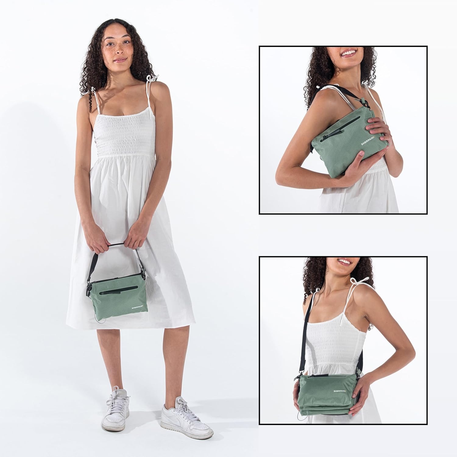 Sherpani Mei, Small Anti Theft Crossbody Purse, Lightweight Cross Body Bag, Handbags, Fashion Trio Bag, Travel Gift