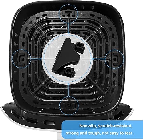 Miniatura 2 de Patas de goma para freidora de aire instantáneos Pot Vortex de 2 cuartos de galón, 4 piezas mejoradas para parachoques de goma, almohadillas de
