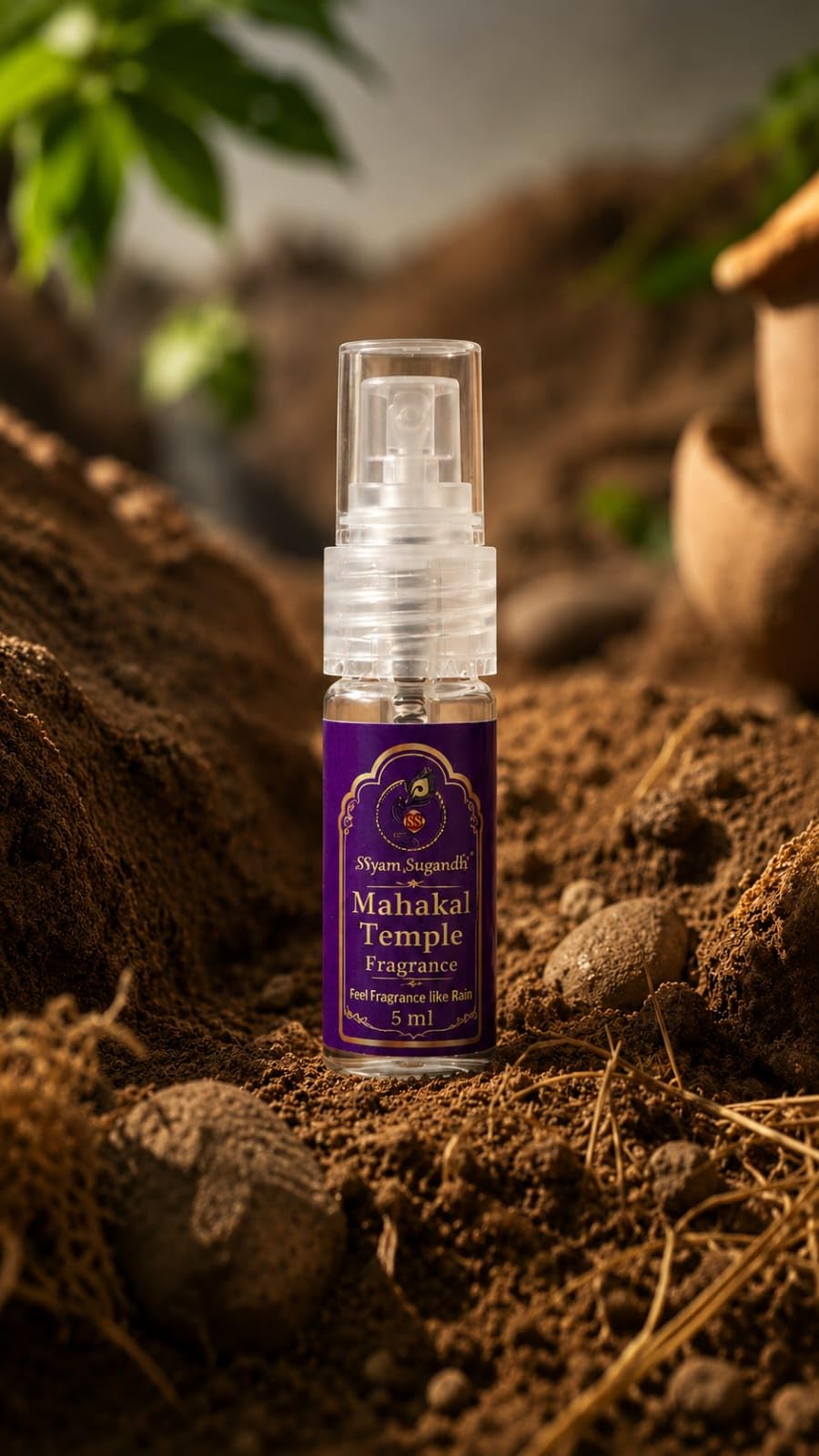 Mitti Attar 5ml | Natural Kannauj Attar Made by Traditional Deg Bhapka Distillation | Earthy Rain Fragrance Inspired by Mahakal TempleShyam Sugandhi, fragrance is more than luxury — it is love and compassion. With every order, we share:10gm of bajra to help feed birds & 5% of every purchase dedicated to feeding animals in need-image-7