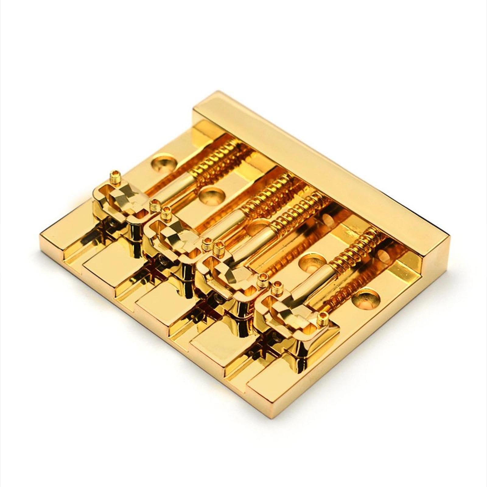 Ponte per Basso a 4 Corde, Sellette per Corde di Basso, Strumento Musicale per Musicisti Professionisti, Progetti Fai Da Te, Accessori, Oro