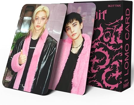 KPOPBTS Stray Kids DO IT Album Photocards 55 PCS KPOP Lomo Card Set, Gift Merch for SKZ Boys and Girls