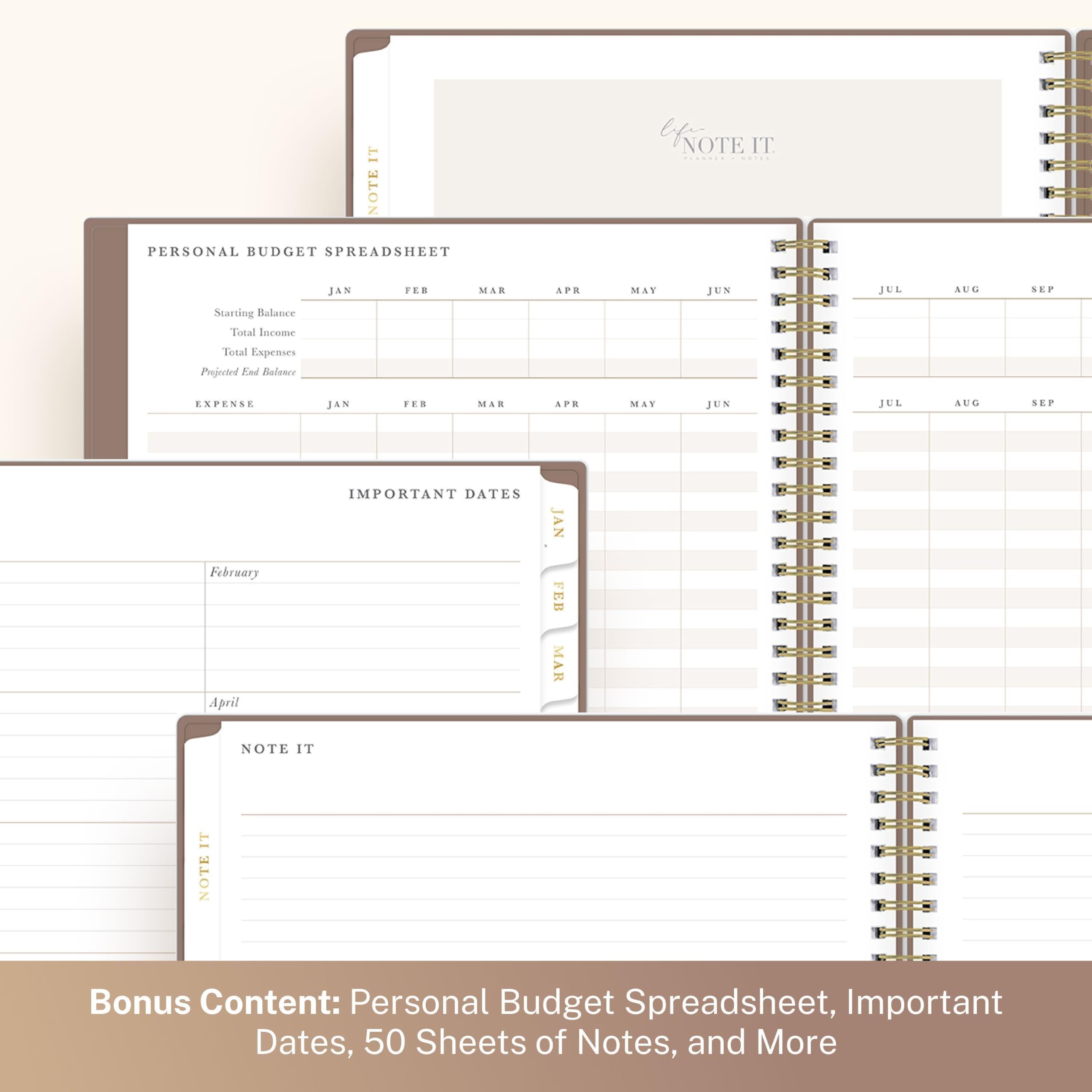 Amazon.com : Blue Sky Life Note It 2027 Weekly & Monthly Planner