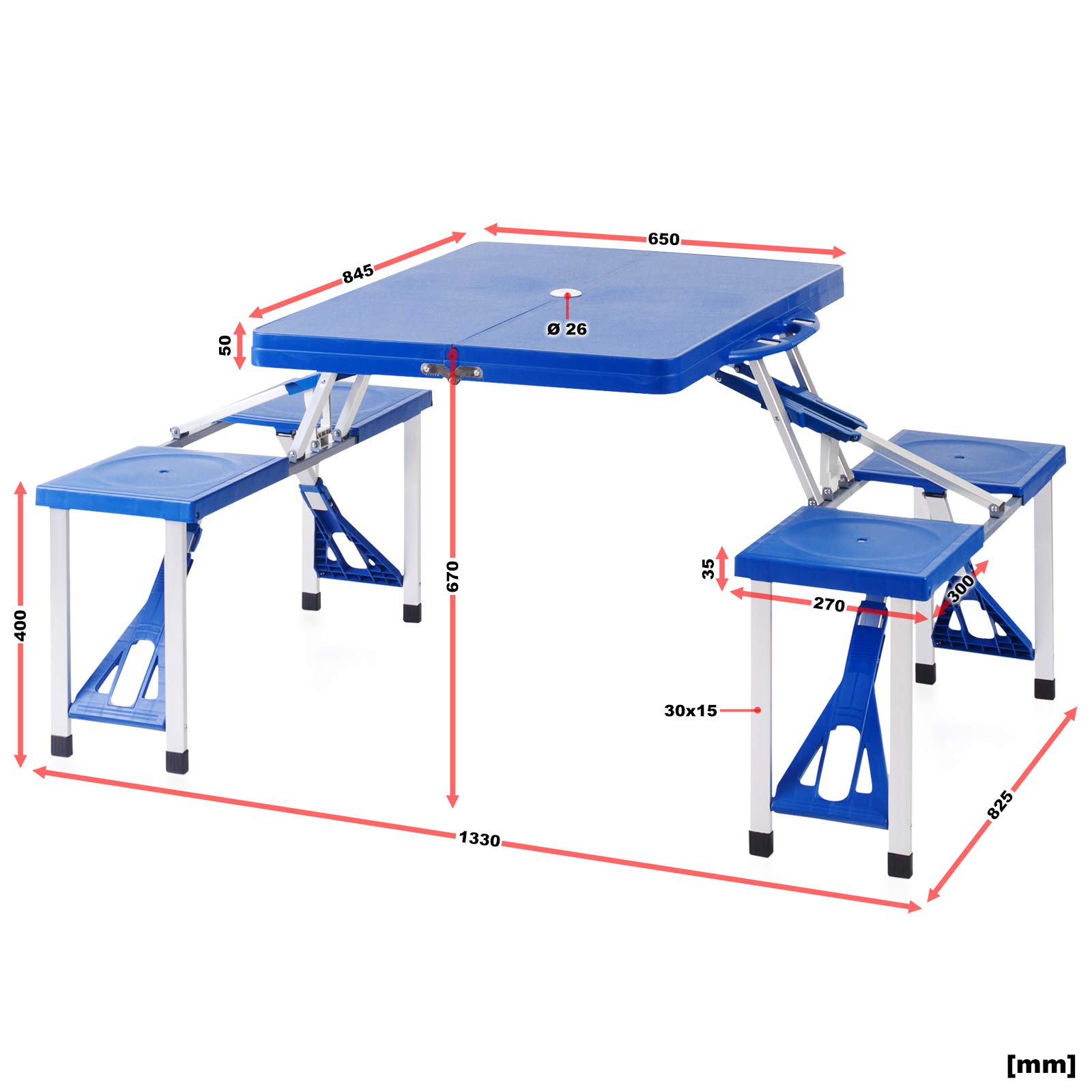 Kampa Moda Tafel & Stoelen Set incl. opbergtas | Kampeer Oase