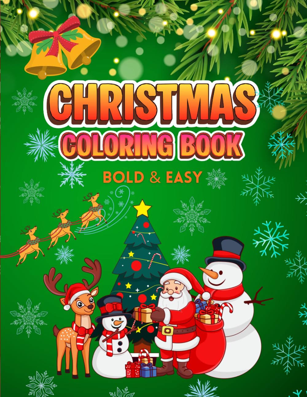 My First Christmas Coloring Book: Fun Holiday Facts and Easy Coloring Pages for Kids Ages 3+