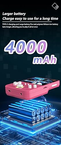 Miniatura 4 de Consola de juegos retro My Mini Plus 2025, consola de juegos de mano con batería de 4000 mAh pantalla IPS de 3.5 pulgadas, más de 20000 juegos