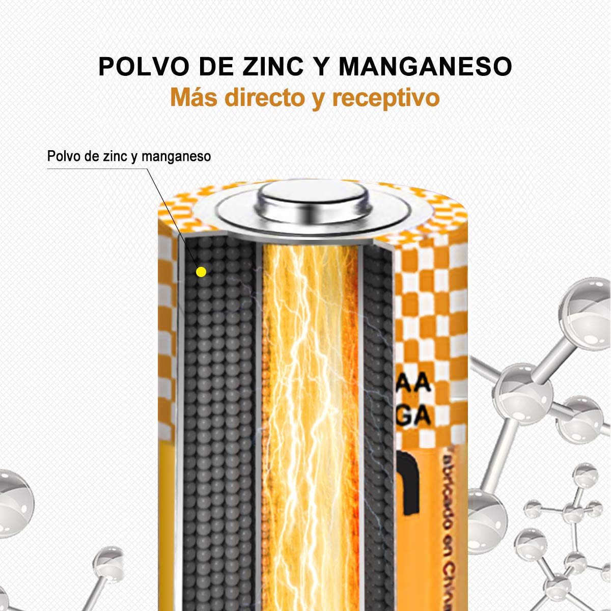 EXTRASTAR Batería de Alcalinas AAA LR03 de 1,5 Voltios, 1300mAh No7 Pilas, Gama Performance, No Se Puede Cobrar, 24Pcs — view 7