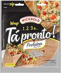 Tortilha Integral de Whey Protein Wickbold 50g