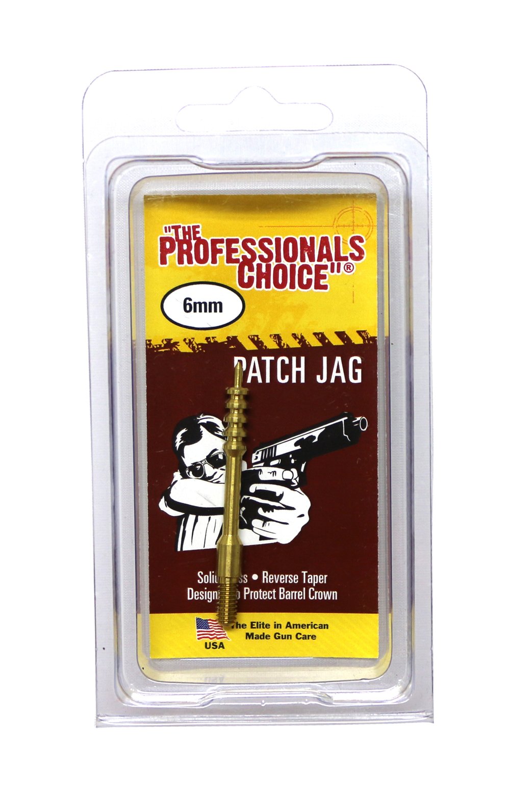 The Professional's Choice Brass Patch Jag, 6mm