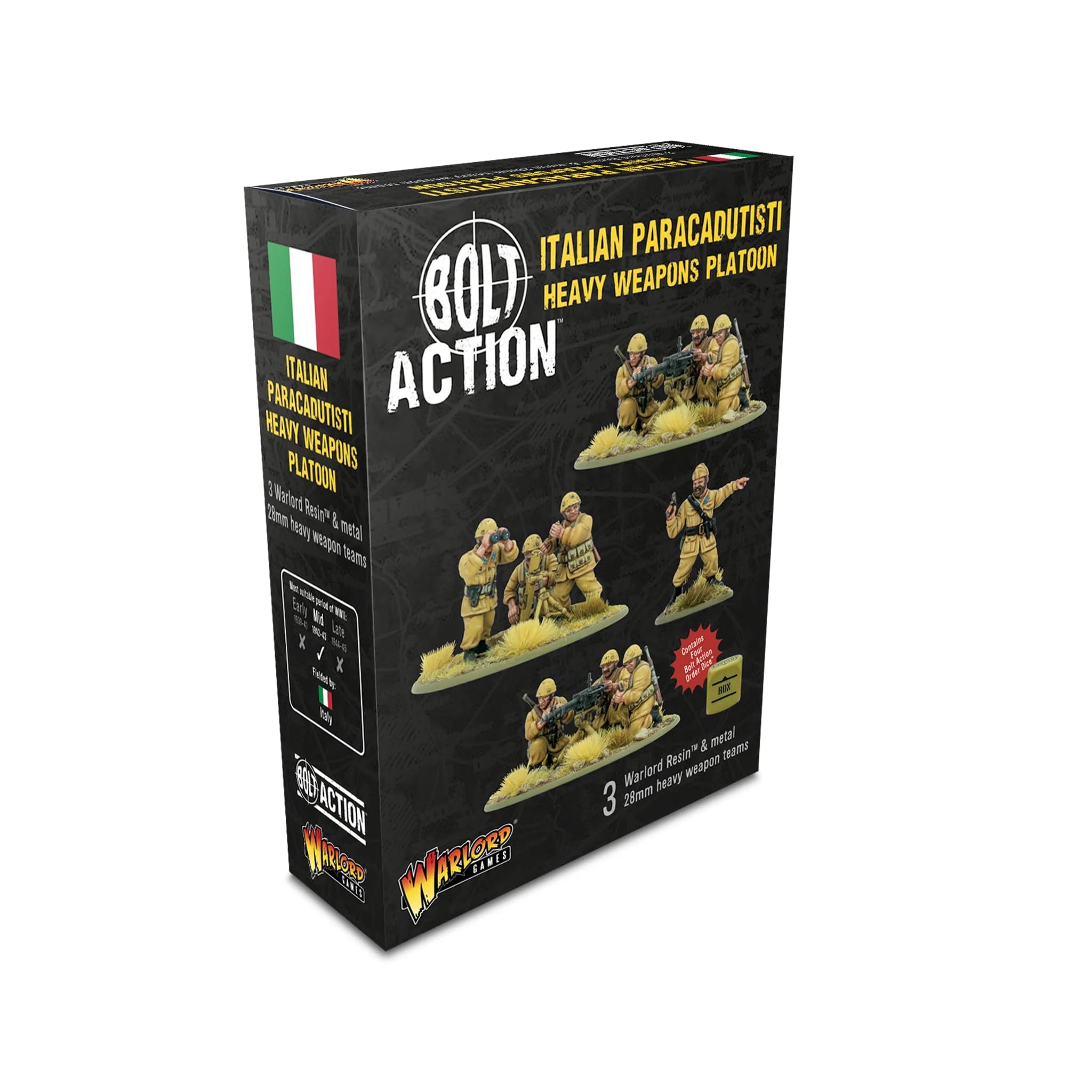 Warlord Games Bolt Action: Italian Paracadutisti Heavy Weapons Platoon