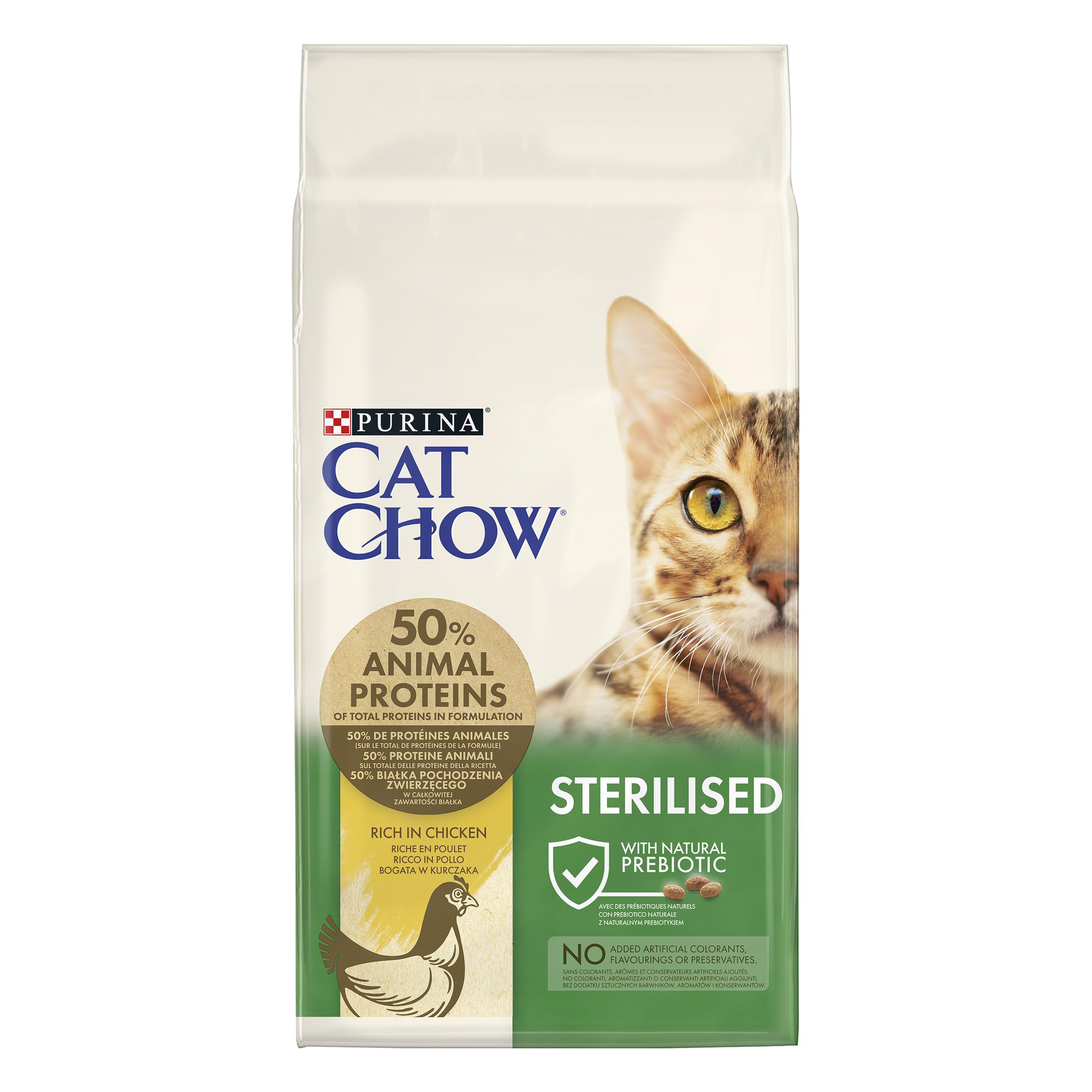 Cat Chow PURINA Sterilised Żywność Suchy Kot F.Media