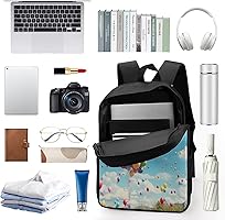 ★ ACOC★ Tiered Banding BackpackLight Blue 5004017077 Amazon.com | ZXDSKGYN Backpack Abstract Music Themed 17 Inch