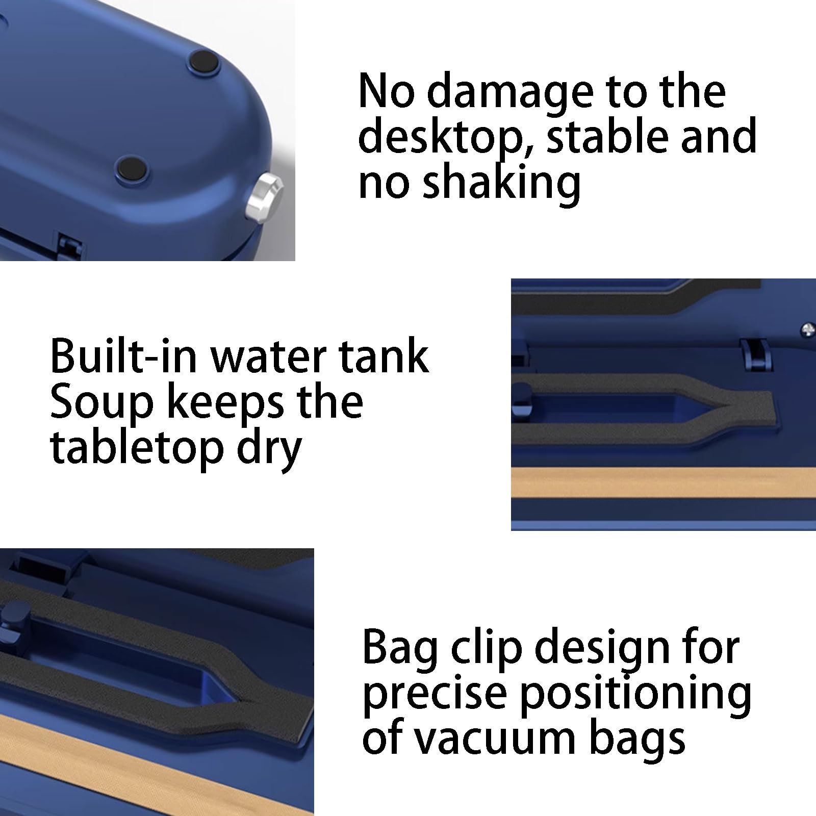 Portable Plastic Vacuum Sealer Portable Compact Sealer for Powerful Fresh Storage
