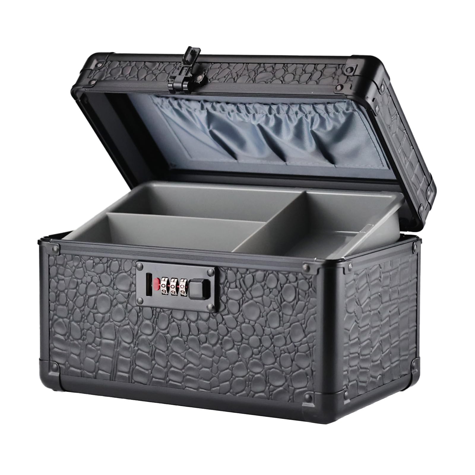 Pogianhae Medicine Lock Box with Code, Secure Multipurpose Locking Box