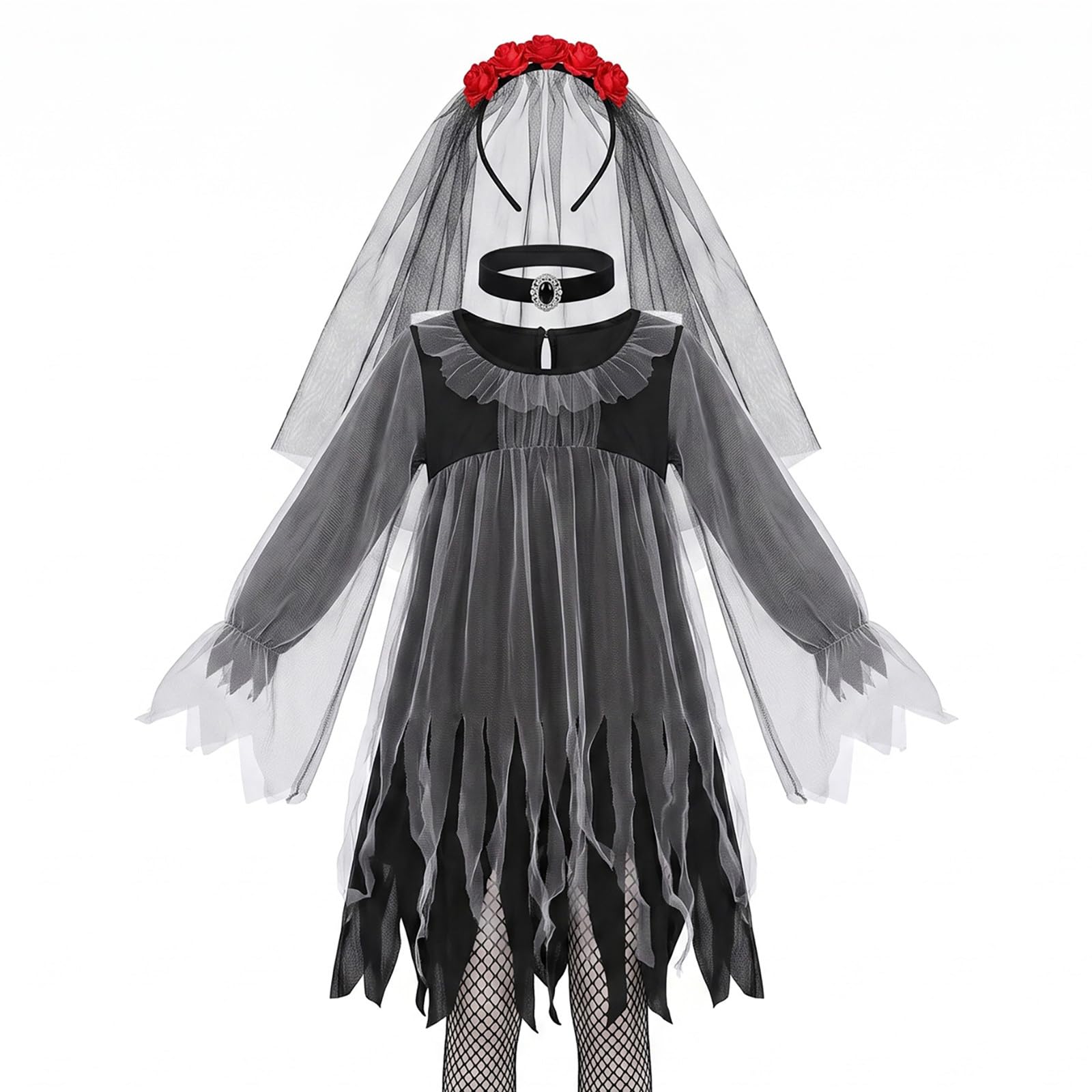 Halloween Kostüm Kinder Mädchen Hexenkostüm Karneval Verkleidung Grusel Clown Fasching Hexenumhang Gruselig Hexe Kostüme Sensenmann Faschingskostüme Teenager Dämon Zauberer Ritterkostüm
