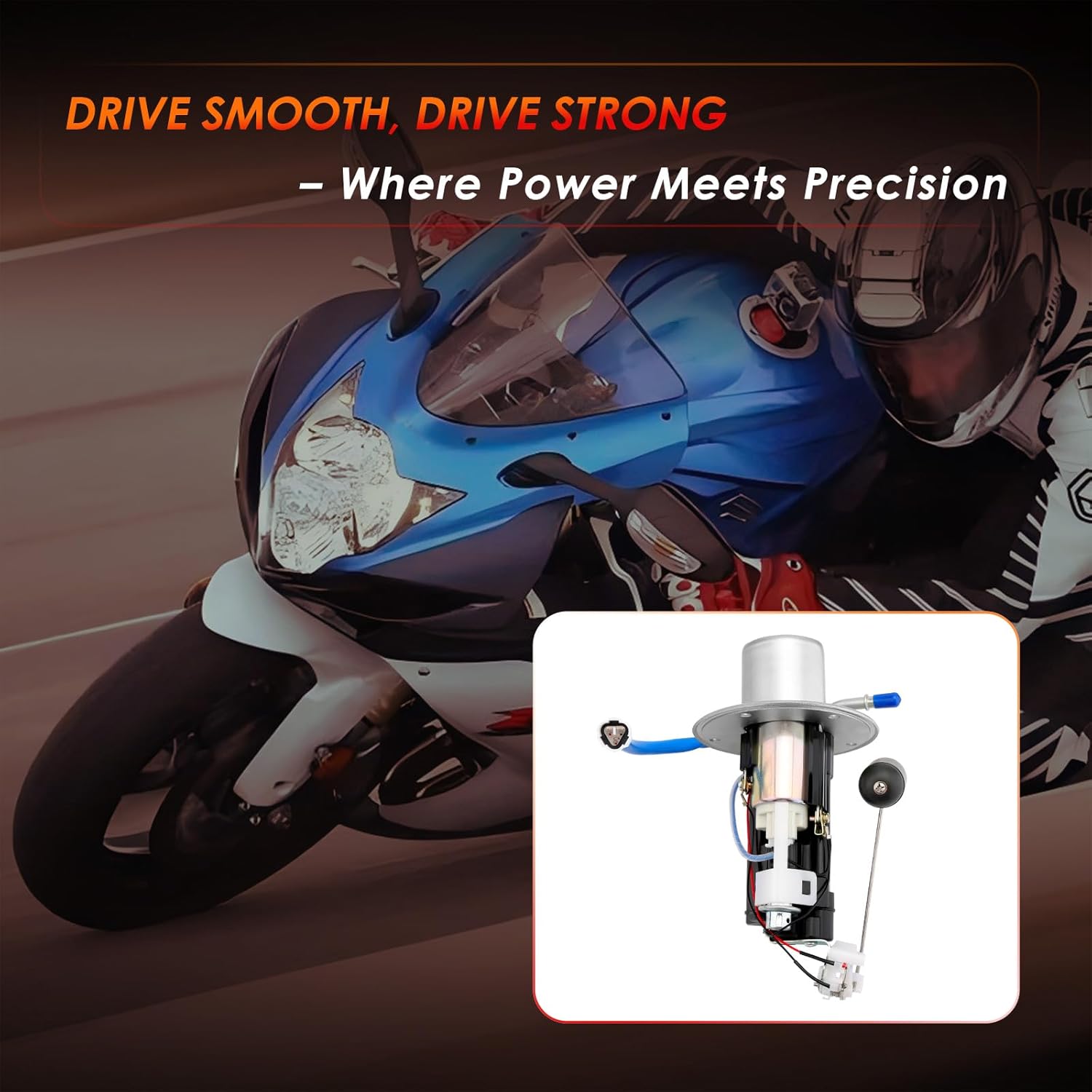 Fuel Pump Assembly 3 Pin, Compatible With 2006-2007 Suzuki GSXR-600, GSXR-750, Replaces# 15100-01H00, 1510001H00 - Image 7