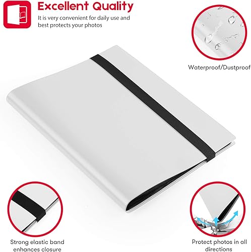 Miniatura 5 de Ablus Mini álbum de fotos de 432 bolsillos para cámara Fujifilm Instax Mini, Polaroid Snap, cámaras instantáneas SocialMatic e impresora instantánea