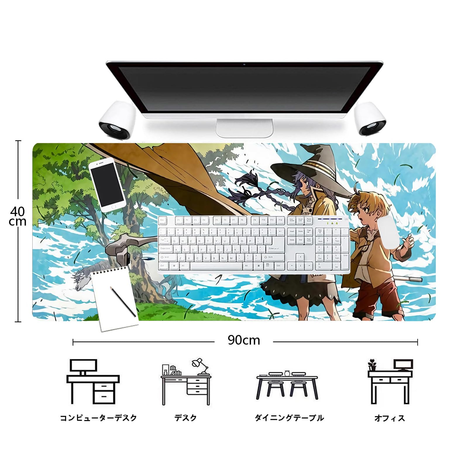 Amazon.co.jp: 無職転生 マウスパッド マウスパッド 可愛い マウス