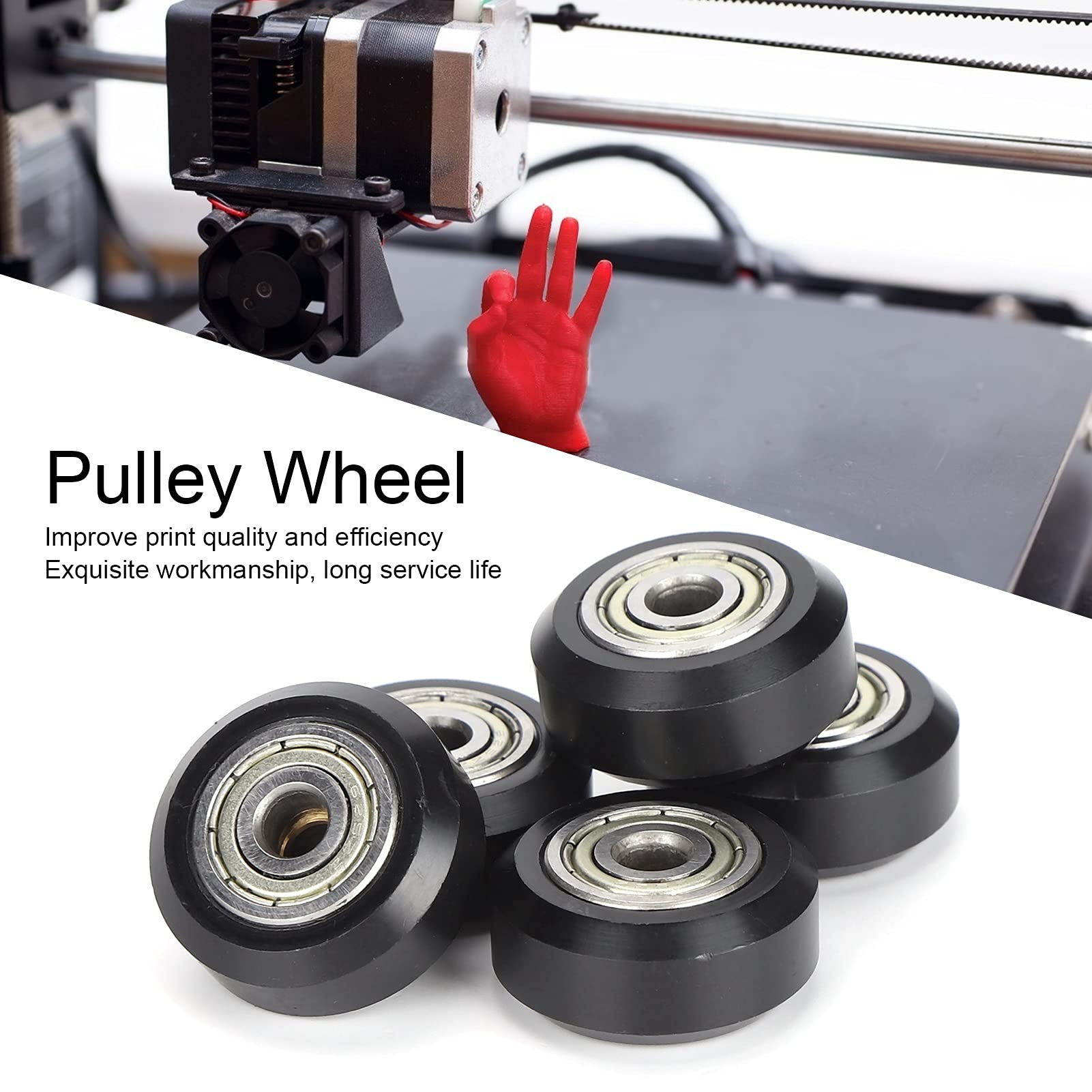 Lot De 13 Roues à Rouleaux En POM Pour Imprimante 3D – Compatible Ender 3, CR-10, Etc.