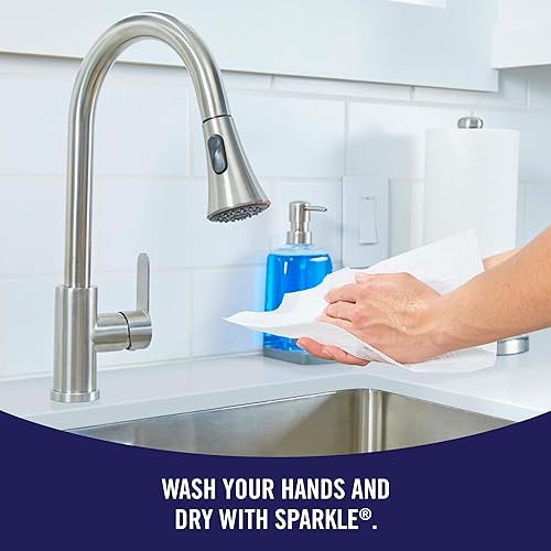 Miniatura 9 de Sparkle Tear-A-Square - Toallas de papel, 2 rollos dobles  4 rollos regulares, 2 unidades (paquete de 1)