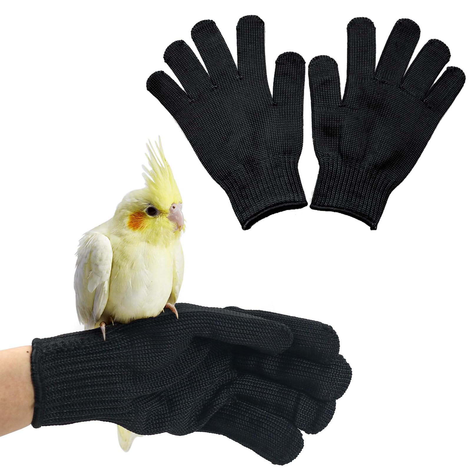 QBLEEV Bird Training Anti-Bite Gloves, Parrot Chewing Working Protective Gloves…