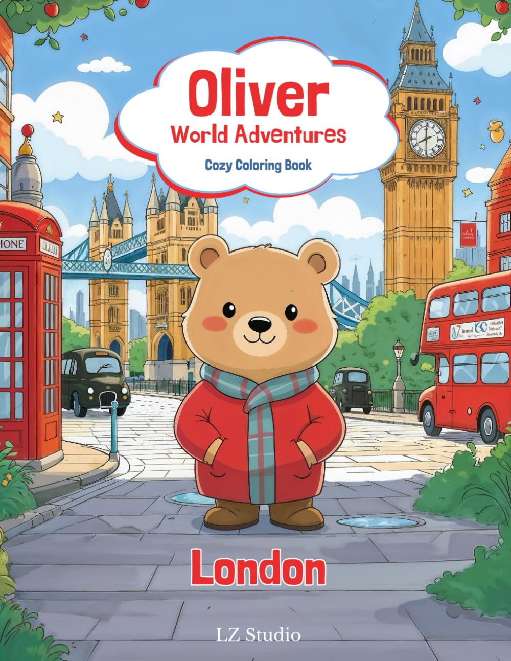 Oliver World Adventures: London – Cozy Coloring Book