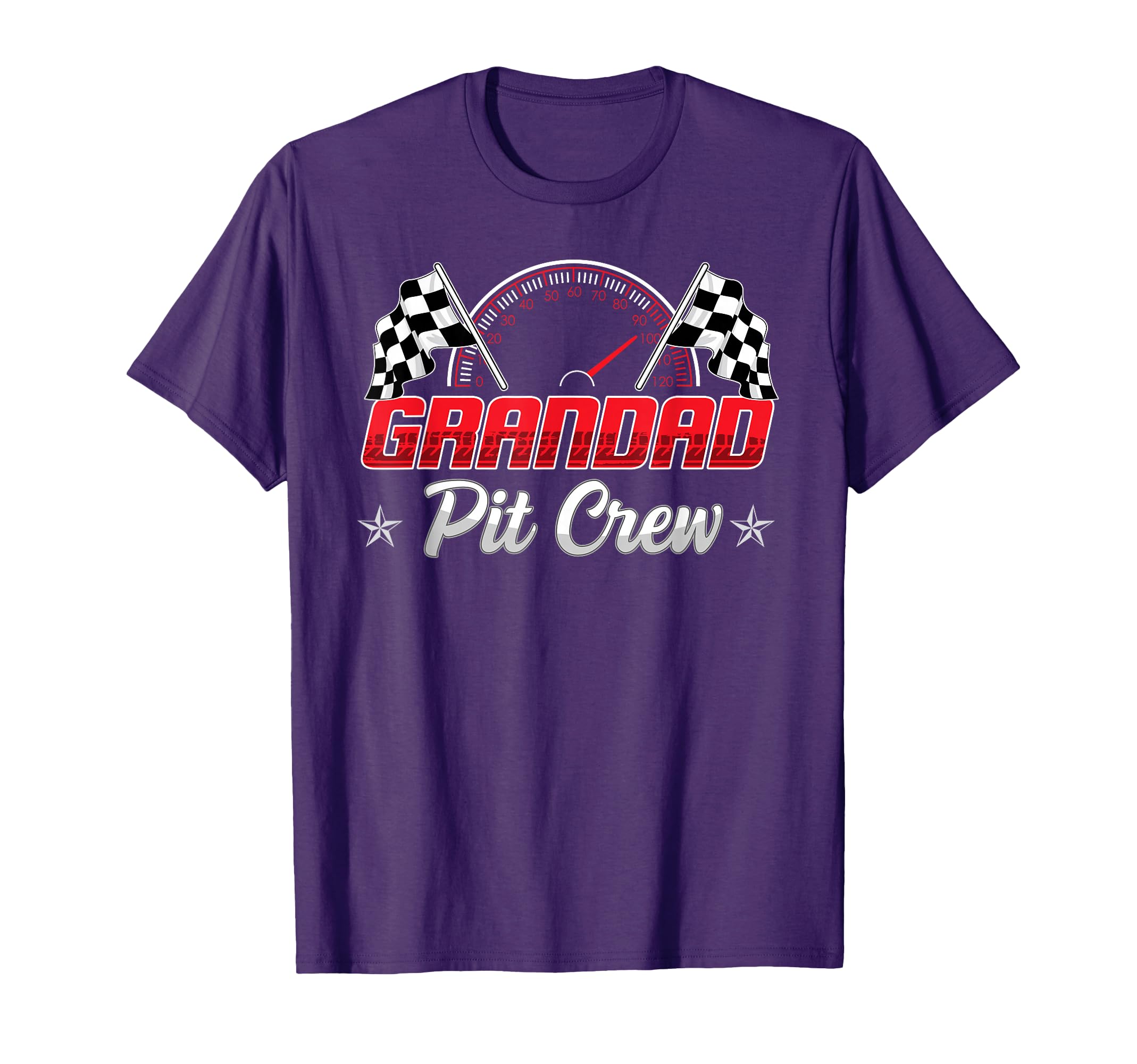 Funny Race Car Birthday Party Racing Family Grandad Pit Crew T-Shirt