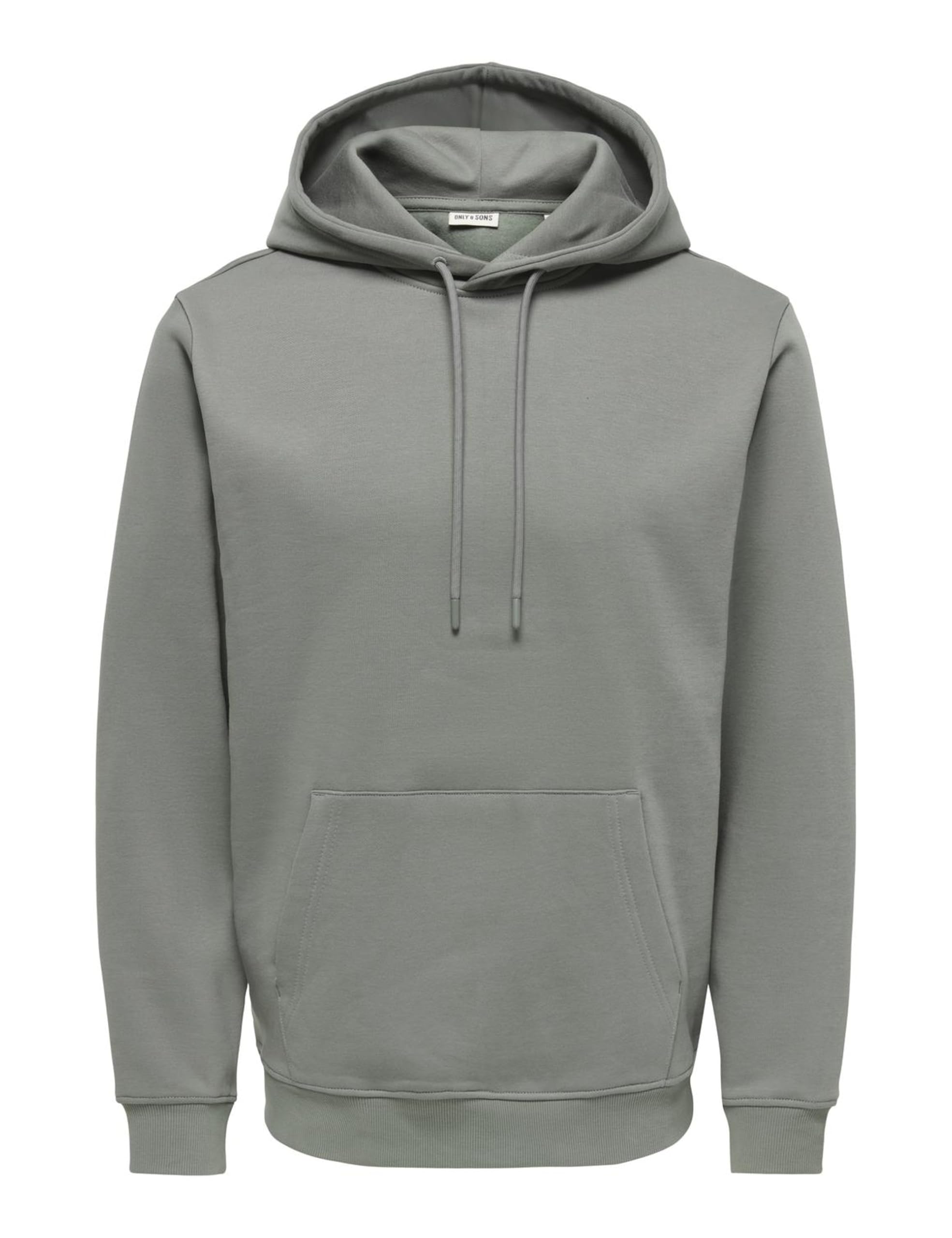 ONLY & SONS Mens Onsconnor Reg Hoodie Noos Sweatshirt, Castor Gray, M UK